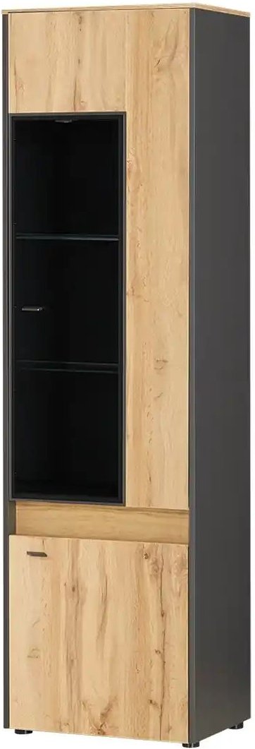 Vitrine Light Line 10 ¦ holzfarben ¦ Maße (cm): B: 56 H: 196 T: 40.0 Schränke > Vitrinen - Höffner