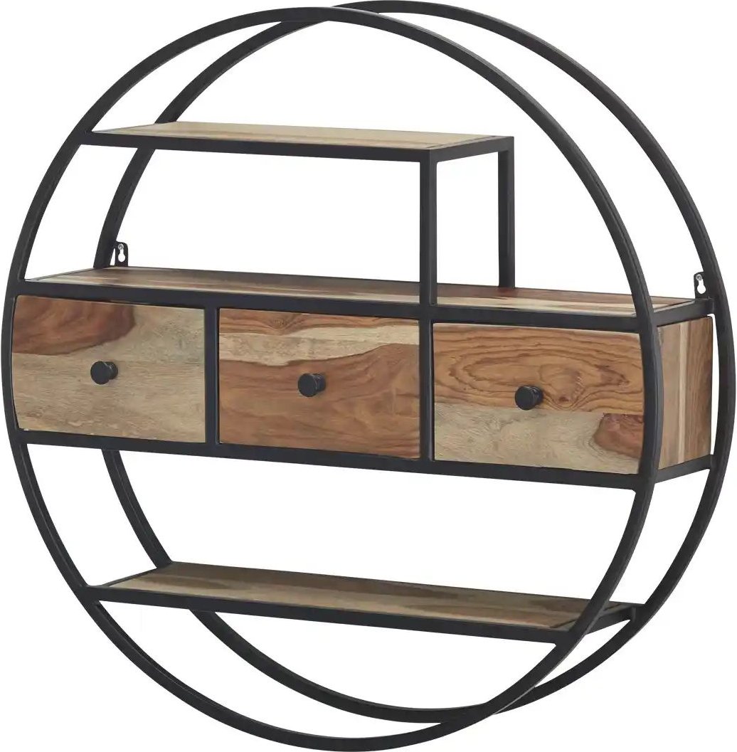 Gray & Jones Wandregal Tierra Fuego 2.0 ¦ holzfarben ¦ Maße (cm): T: 20.0 Ø: 80 Regale > Wandregale - Höffner