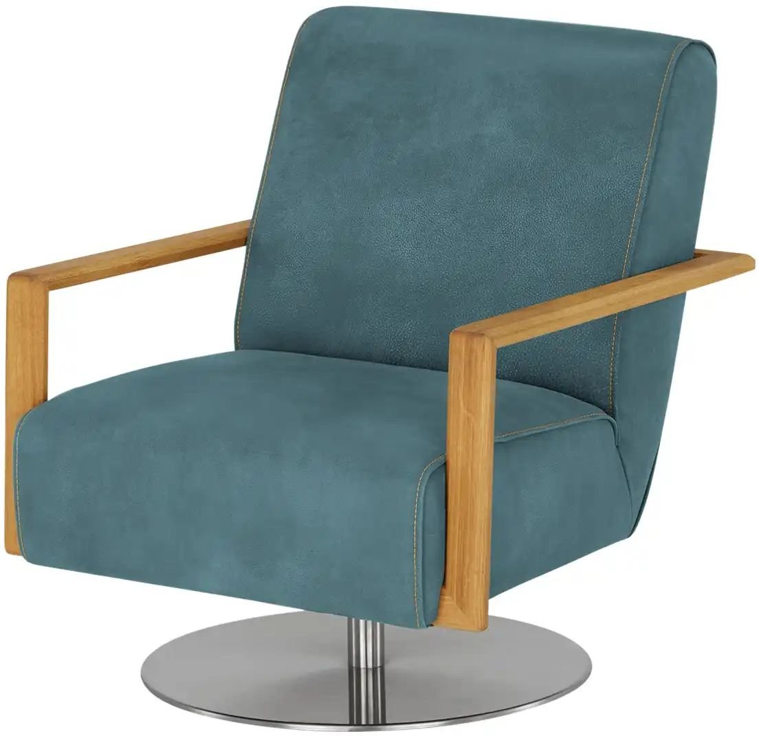 KOINOR Sessel Icarus ¦ türkis/petrol ¦ Maße (cm): B: 72 H: 82 T: 86.0 Polstermöbel > Sessel > Fernsehsessel - Höffner