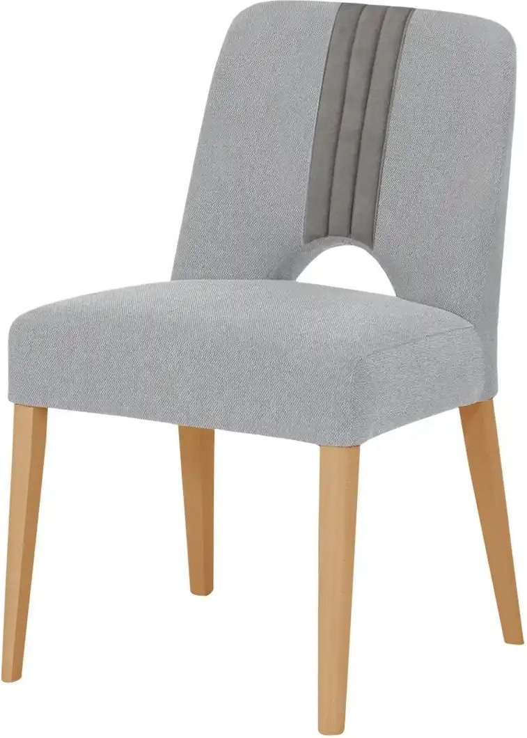 Gray & Jones Esszimmerstuhl mit Bezugskombi Ansgar ¦ grau ¦ Maße (cm): B: 51 H: 87 T: 57.0 Stühle > Küchenstühle > Polst...