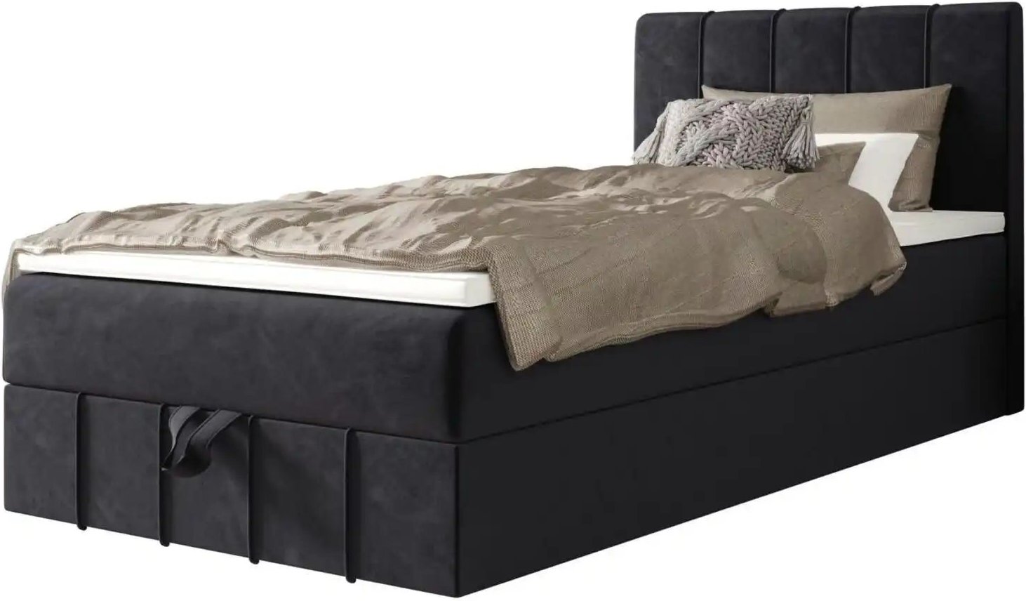 Thumbnail - Boxbett mit Stauraum Bahama ¦ grau ¦ Maße (cm): B: 120 H: 102 Betten > Komfortbetten - Höffner