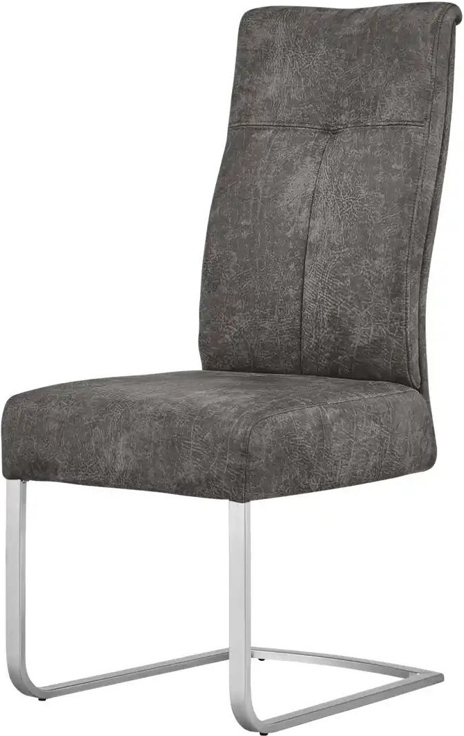 Freischwinger mit Griff Lenata ¦ grau ¦ Maße (cm): B: 47 H: 104 T: 64.0 Stühle > Schwingstühle - Höffner