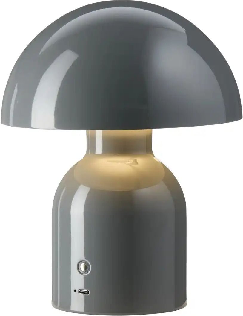KHG Akku-Tischleuchte ¦ grau ¦ Maße (cm): H: 20 Ø: 25 Lampen & Leuchten > Tischlampen - Höffner