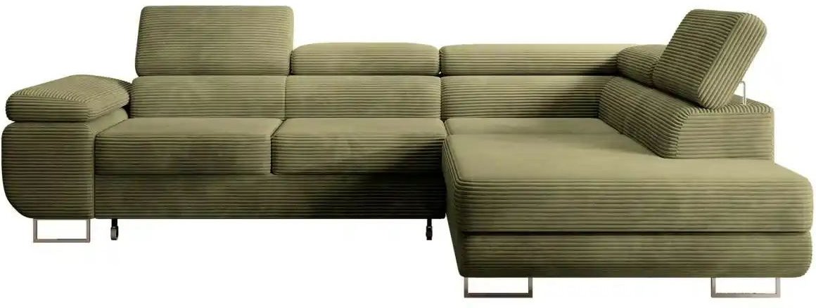 Selsey Ecksofa mit Schlaffunktion Stevil ¦ grün ¦ Maße (cm): B: 275 H: 90 Polstermöbel > Sofas > Ecksofas - Höffner