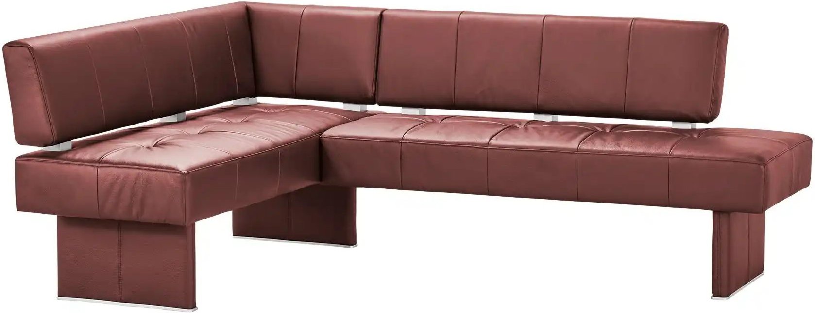 Eckbank Leder Spider 2 ¦ rot ¦ Maße (cm): H: 88 Bänke > Eckbänke - Höffner