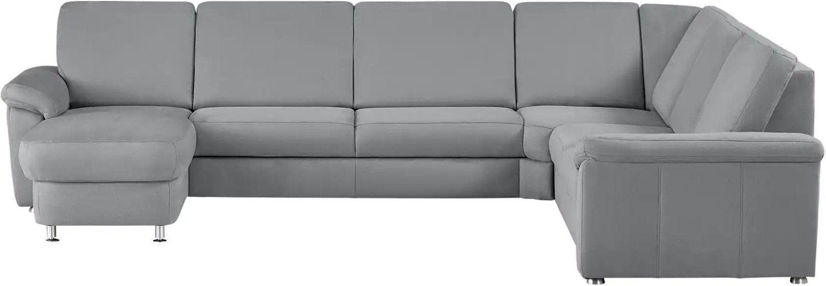 meinSofa Wohnlandschaft Mikrofaser Rita ¦ grau ¦ Maße (cm): B: 330 H: 91 T: 240.0 Polstermöbel > Sofas > Wohnlandschafte...