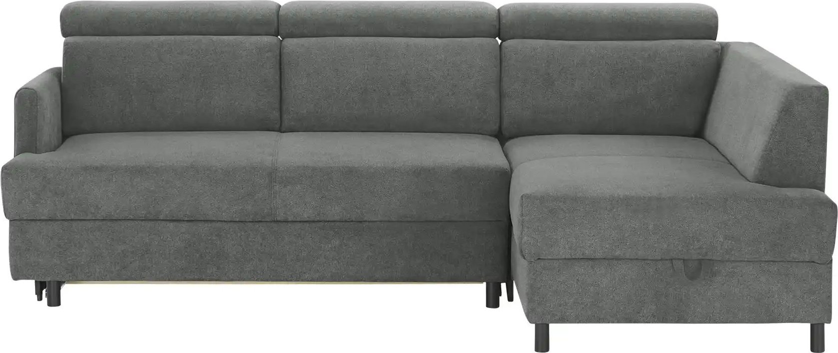 Ecksofa  Fabienne ¦ grau ¦ Maße (cm): B: 228 H: 81 T: 158.0 Polstermöbel > Sofas > 3-Sitzer - Höffner