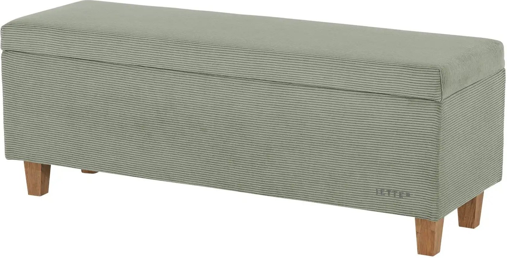 Jette Home Bettbank mit Stauraum Jette Flex ¦ grün ¦ Maße (cm): B: 122 H: 47 T: 42.0 Bänke > Einzelbänke - Höffner