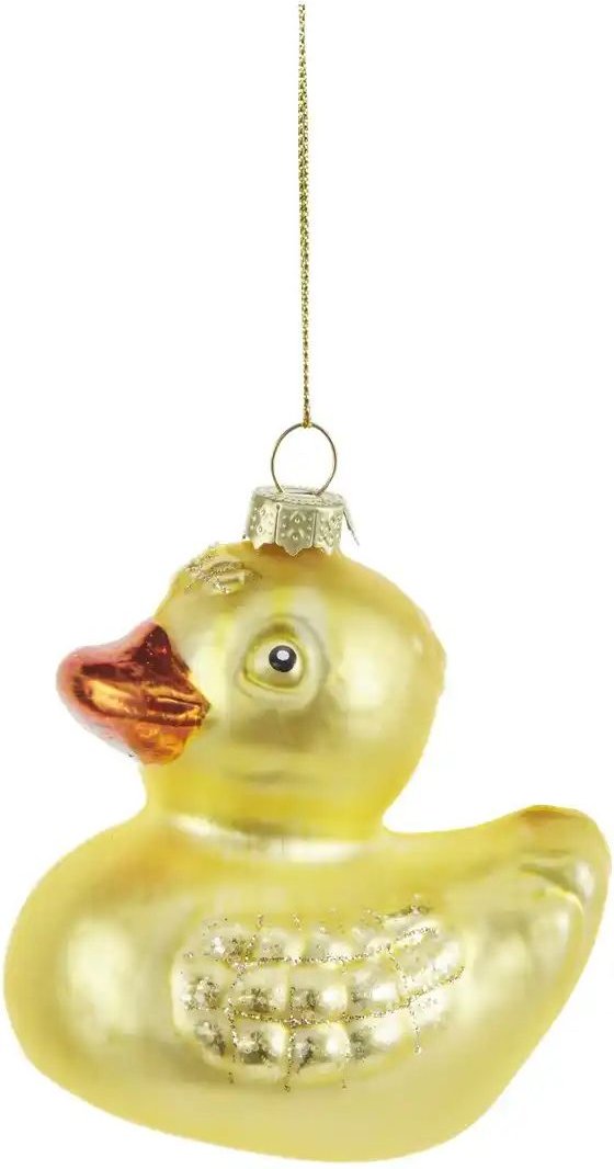 Thumbnail - HOME STORY Weihnachtsbaumschmuck Ente ¦ gelb ¦ Glas ¦ Maße (cm): B: 8 H: 8 T: 5.5 Weihnachten - Höffner