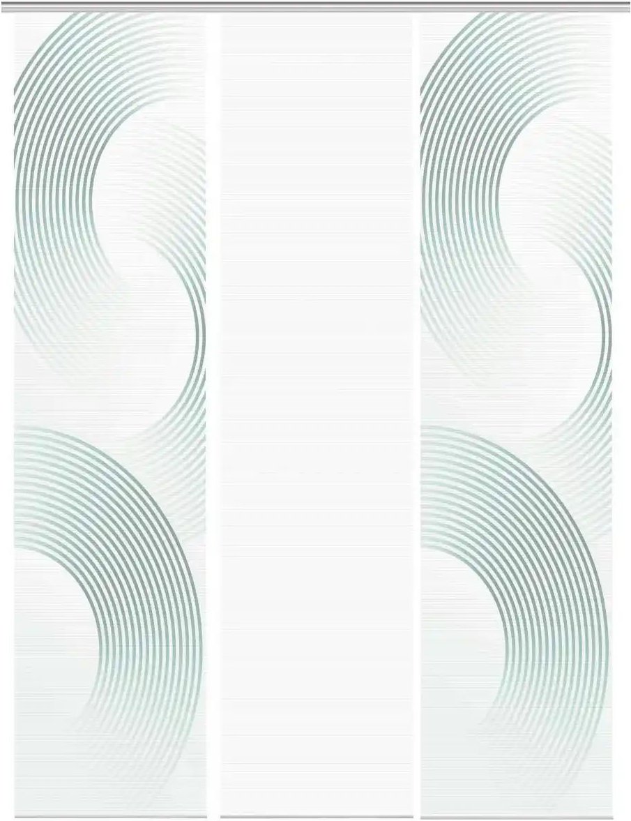 VISION S Schiebevorhang ¦ türkis/petrol ¦ Synthetik ¦ Maße (cm): B: 60 H: 260 Gardinen & Rollos > Gardinen & Vorhänge ...