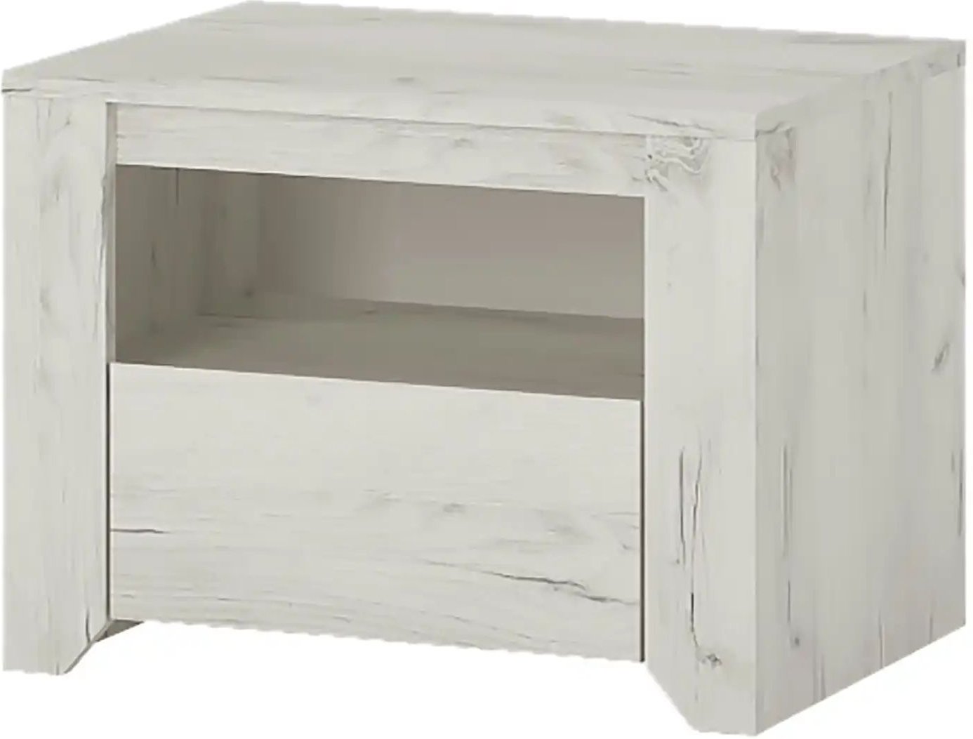 Nachtkommode Angel ¦ weiß ¦ Maße (cm): B: 49,1 H: 37,6 T: 40.2 Tische > Nachttische - Höffner