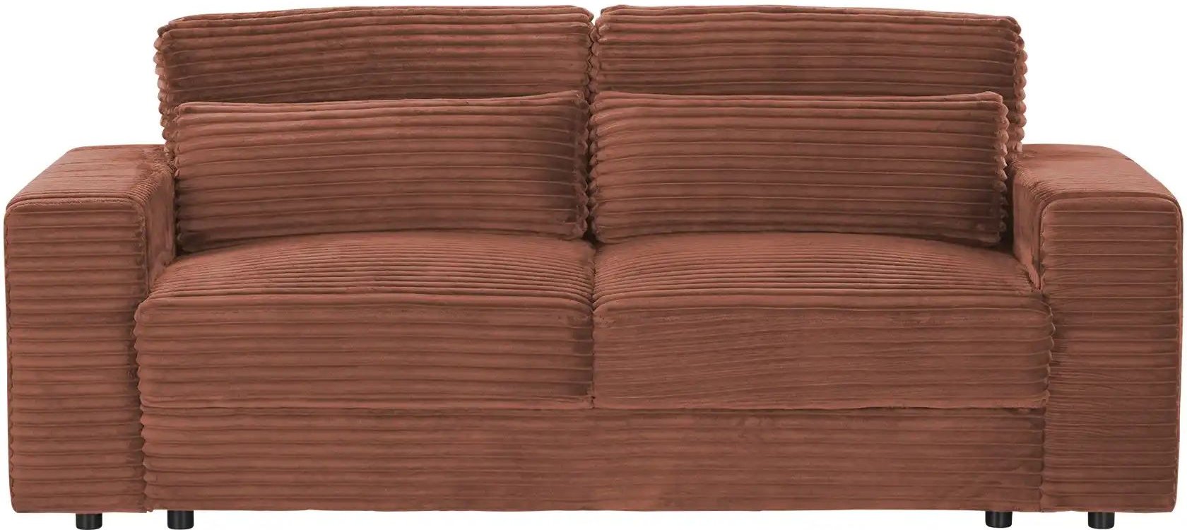 Big Sofa  Branna ¦ orange ¦ Maße (cm): B: 209 H: 89 T: 102.0 Polstermöbel > Sofas > 2-Sitzer - Höffner