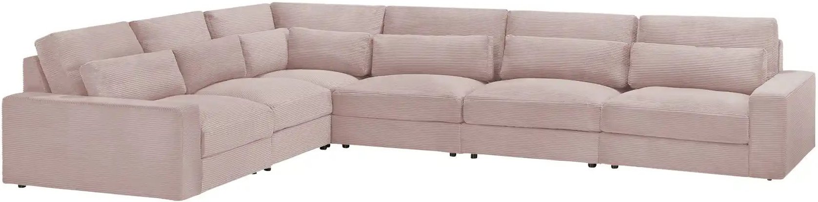 Thumbnail - Ecksofa Branna ¦ rosa/pink ¦ Maße (cm): B: 412 H: 88 T: 322.0 Polstermöbel > Sofas > Ecksofas - Höffner