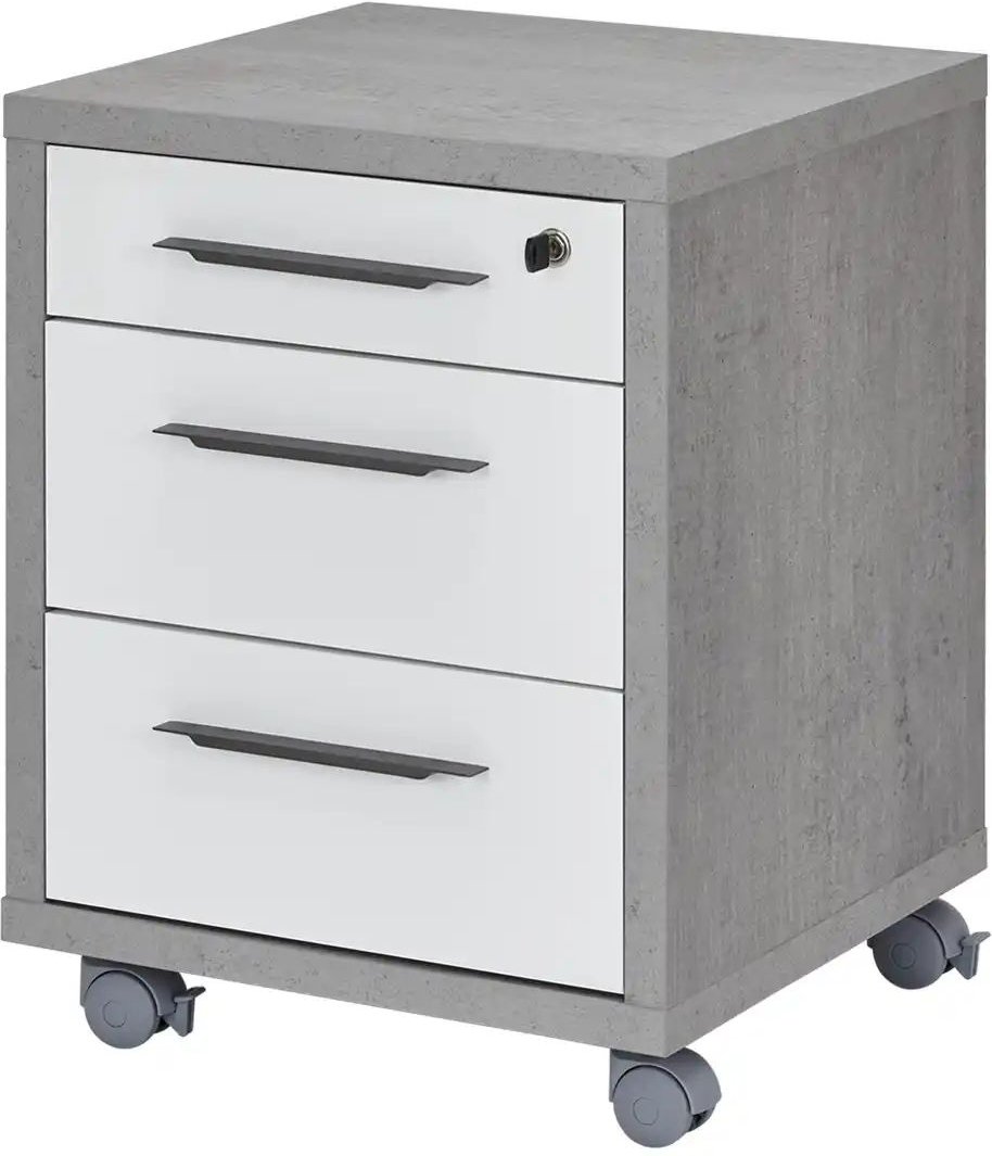 Thumbnail - Rollcontainer Donau ¦ grau ¦ Maße (cm): B: 48,6 H: 63 T: 45.0 Schränke > Container - Höffner