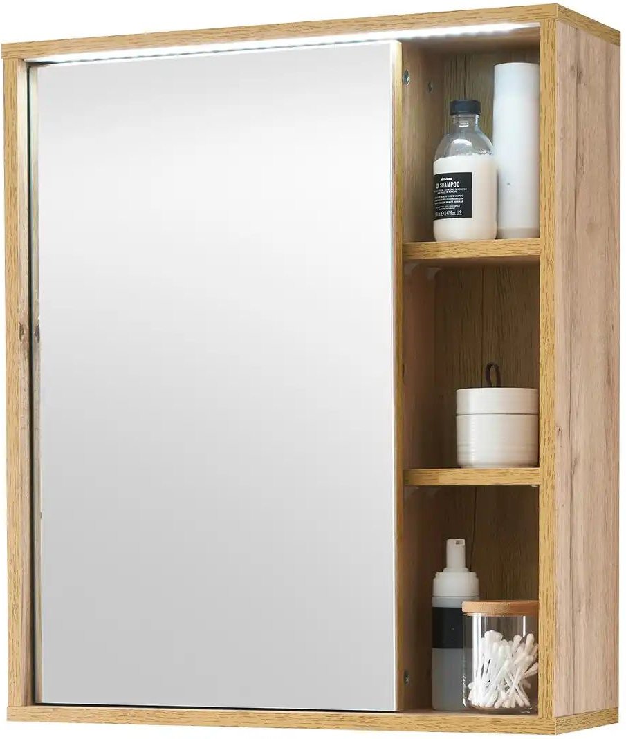 Spiegelschrank Gremminer See ¦ holzfarben ¦ Maße (cm): B: 60 H: 70 T: 20.0 Schränke > Badschränke > Spiegelschränke - H...