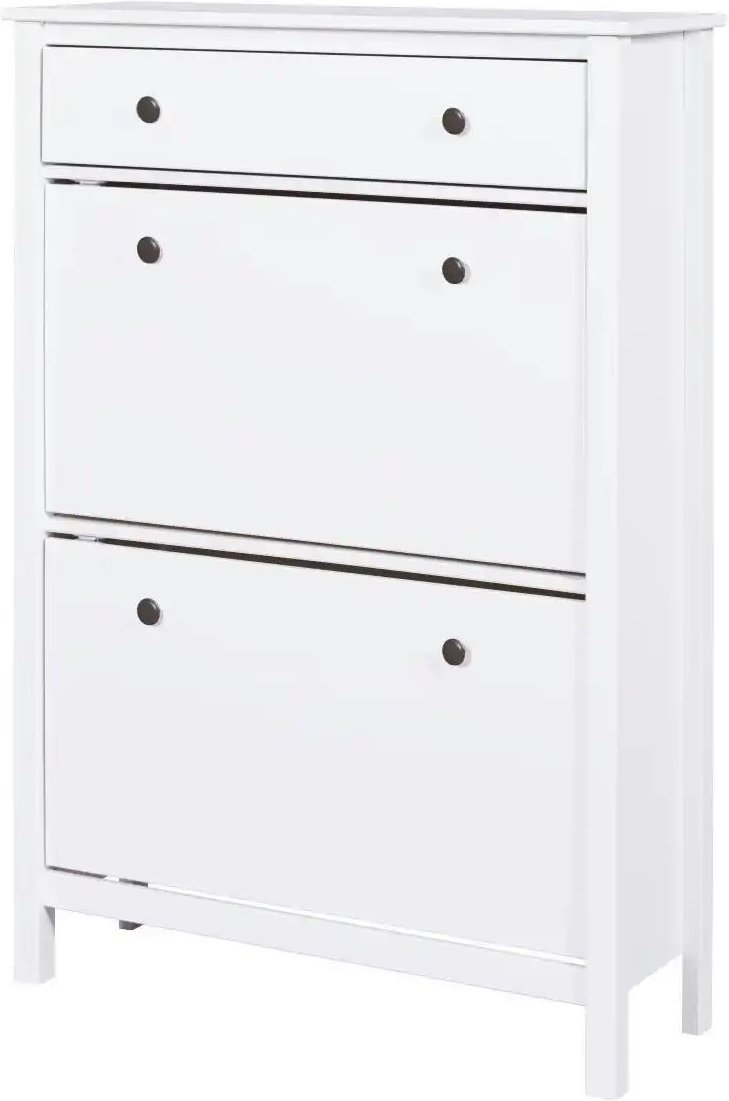 Schuhkommode Landliv ¦ weiß ¦ Maße (cm): B: 90 H: 127 T: 30.0 Garderoben & Kleiderstangen > Garderoben Schuhschränke - ...