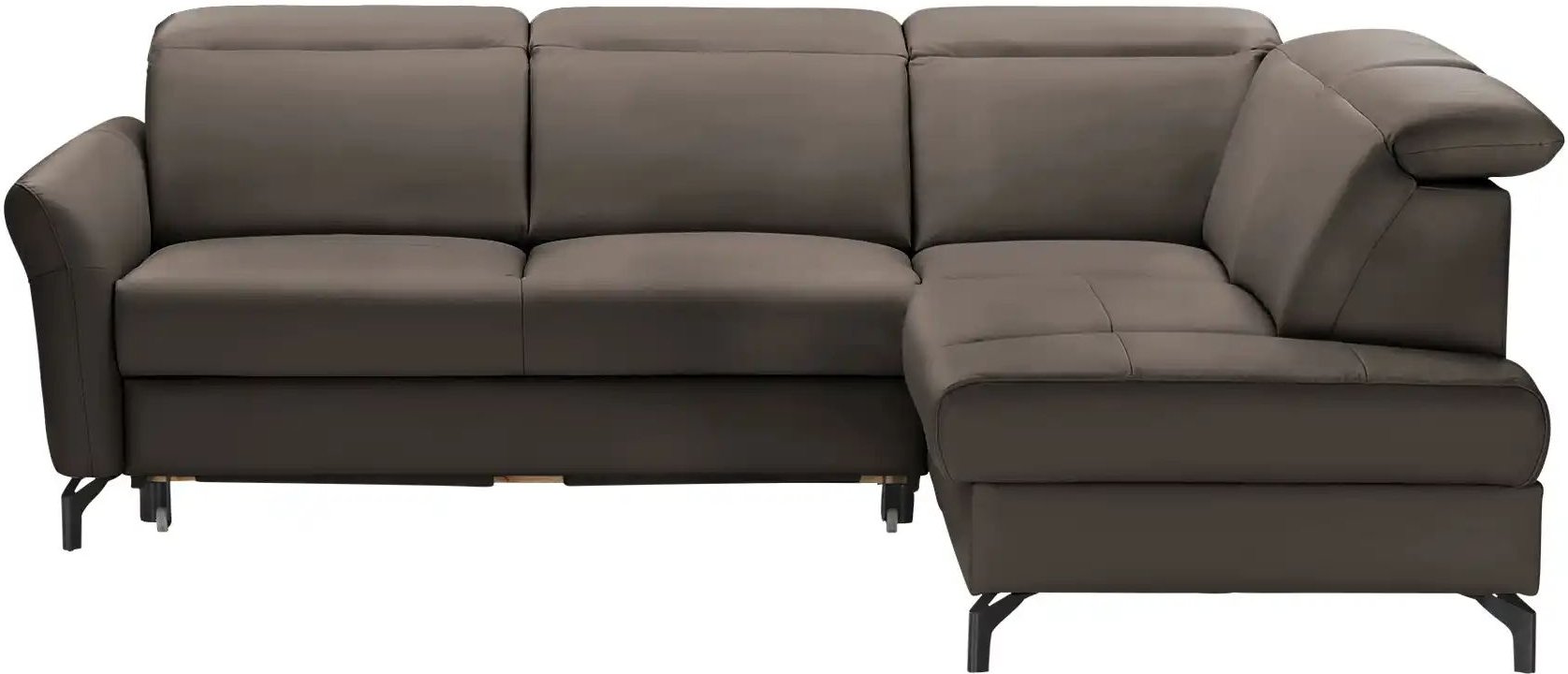 Thumbnail - uno Ecksofa Basel ¦ braun ¦ Maße (cm): B: 243 H: 100 T: 200.0 Polstermöbel > Sofas > 3-Sitzer - Höffner