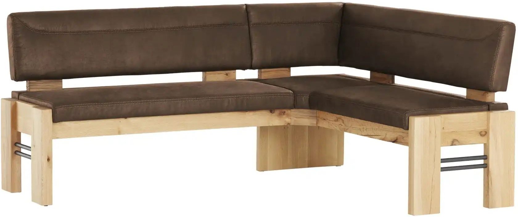 Eckbank massiv Floyd ¦ braun ¦ Maße (cm): H: 90 Bänke > Eckbänke - Höffner