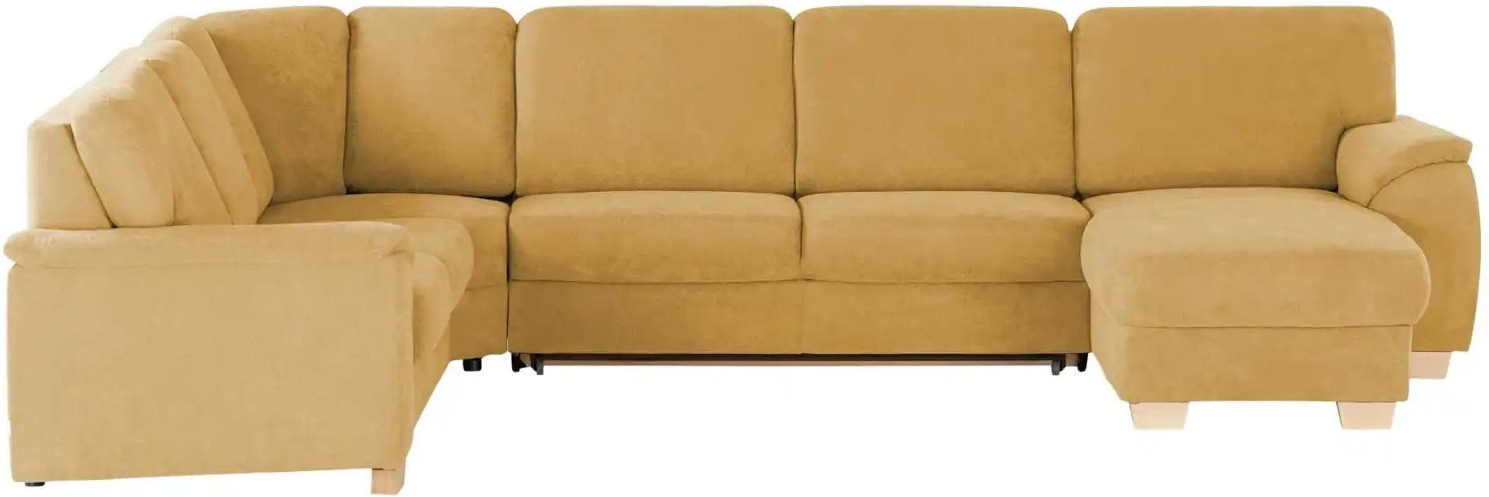 smart Wohnlandschaft Valencia ¦ gelb ¦ Maße (cm): B: 341 Polstermöbel > Sofas > Schlafsofas - Höffner