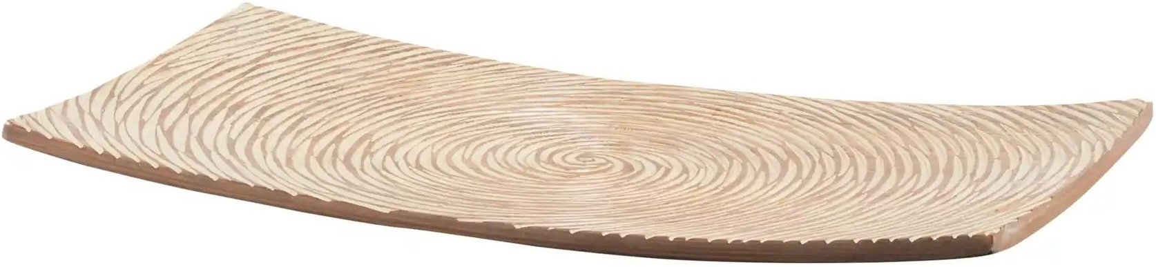 Deko Teller Circle ¦ braun ¦ Polyresin (Kunstharz) ¦ Maße (cm): B: 41 H: 5 T: 22.0 Accessoires > Deko-Schalen - Höffner