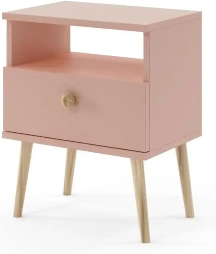Nachtkommode Ikon ¦ rosa/pink ¦ Maße (cm): B: 44 H: 55,5 Tische > Nachttische - Höffner