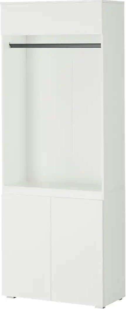 smart Garderobenschrank BEN ¦ weiß ¦ Maße (cm): B: 80 H: 210 T: 37.0 Schränke > Dielenschränke - Höffner