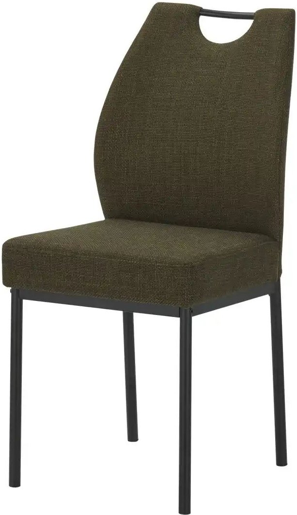 Stuhl mit Federkern Eduard ¦ grün ¦ Maße (cm): B: 46 H: 99 T: 61.0 Stühle > Küchenstühle > Polster Küchenstühle - Höffne...