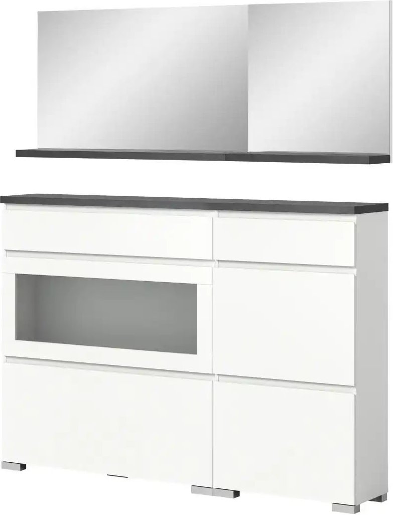 Schuhschrank-Set ¦ weiß ¦ Maße (cm): B: 155 H: 194 Garderoben & Kleiderstangen > Garderobensysteme - Höffner