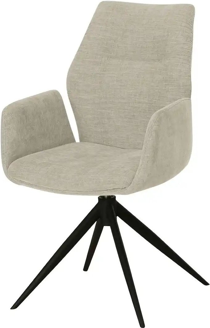 uno Armlehnstuhl Puebla ¦ beige ¦ Maße (cm): B: 55,5 H: 91,5 T: 63.5 Stühle > Esszimmerstühle > Esszimmerstühle mit Arm...