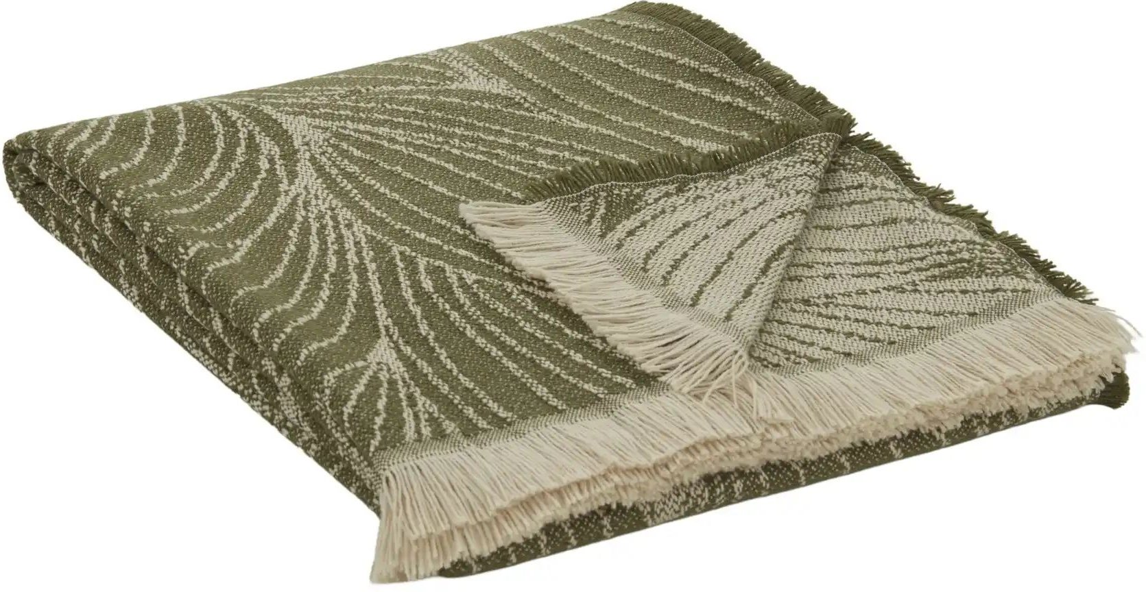 como Plaid Blätter ¦ grün ¦ Synthetik ¦ Maße (cm): B: 140 Dekokissen & Decken > Kuscheldecken & Wohndecken - Höffner