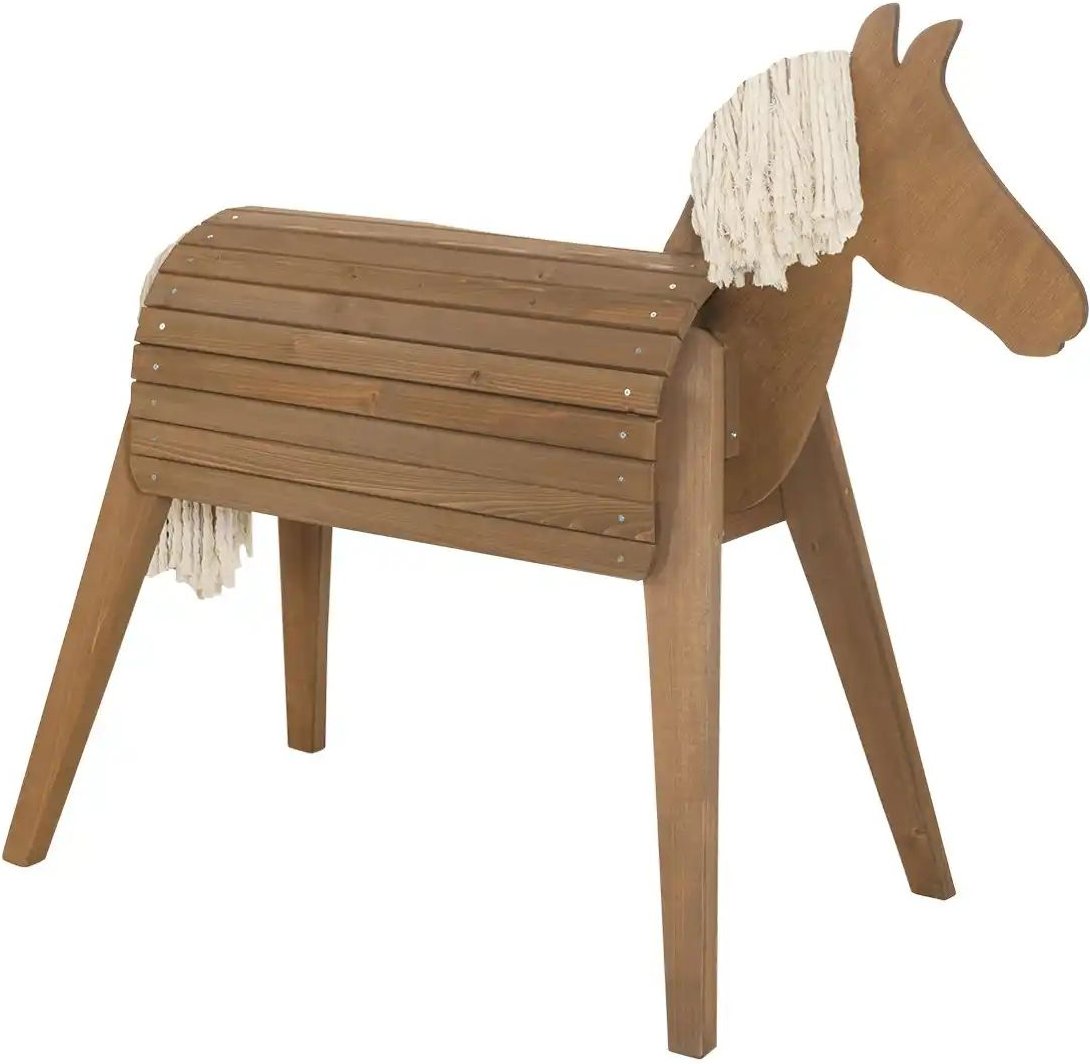 Roba Outdoorspielpferd ¦ holzfarben ¦ Maße (cm): B: 153 H: 123 T: 66.0 Garten > Gartenmöbel > Kinder-Gartenmöbel - Höf...