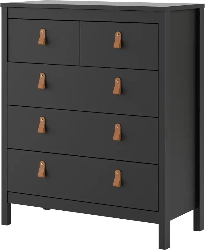 Kommode Madron ¦ schwarz ¦ Maße (cm): B: 82 H: 99 T: 38.0 Kommoden & Sideboards > Kommoden - Höffner