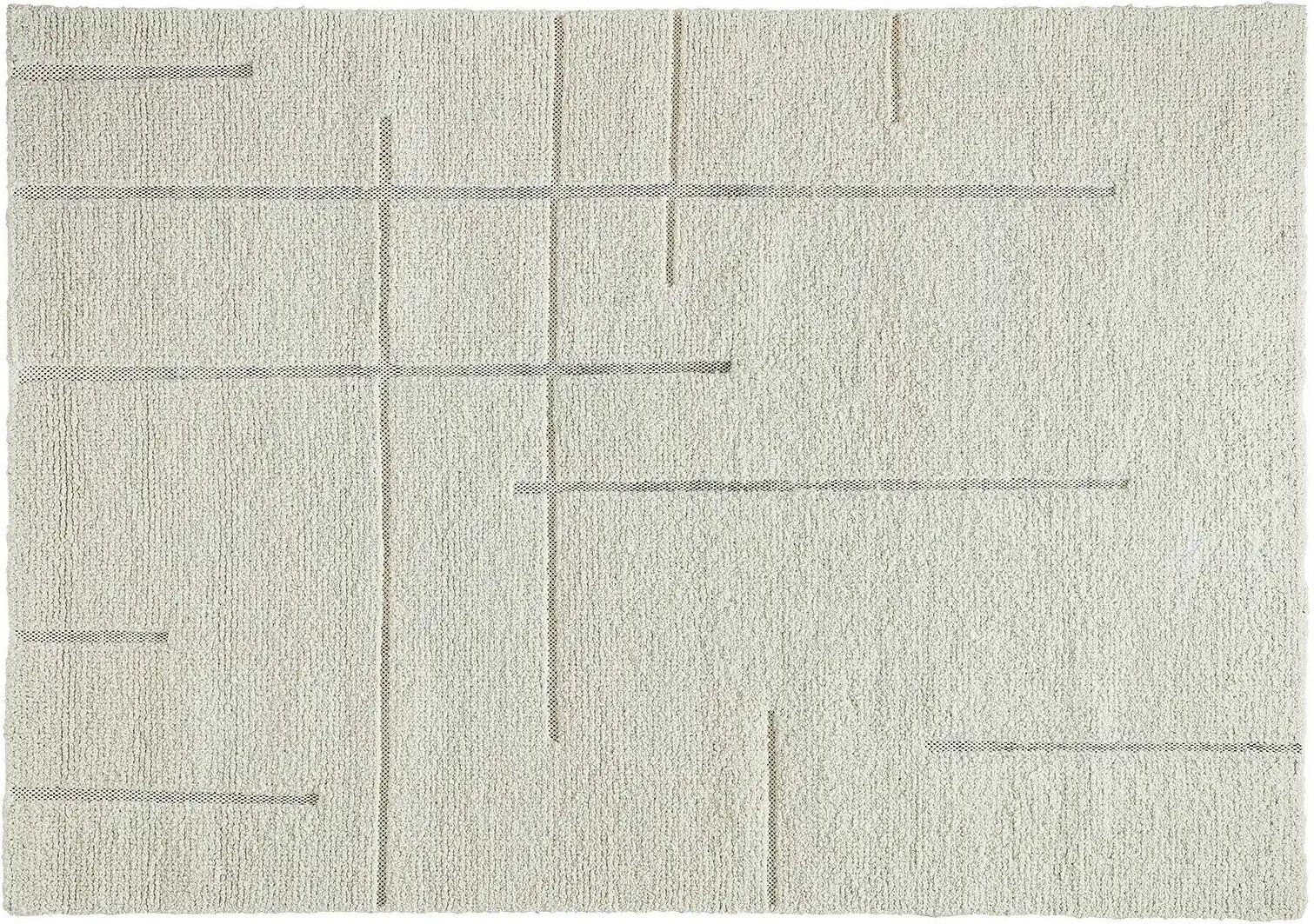 Handweb-Teppich Boutique ¦ beige ¦ Wolle,Baumwolle ¦ Maße (cm): B: 190 Teppiche > Naturteppiche - Höffner