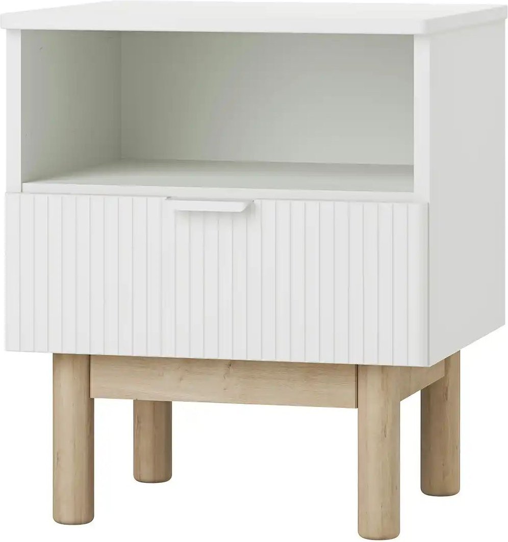 pinio Nachtkommoden Miloo ¦ weiß ¦ Maße (cm): B: 50,4 H: 58,8 T: 42.4 Tische > Nachttische - Höffner