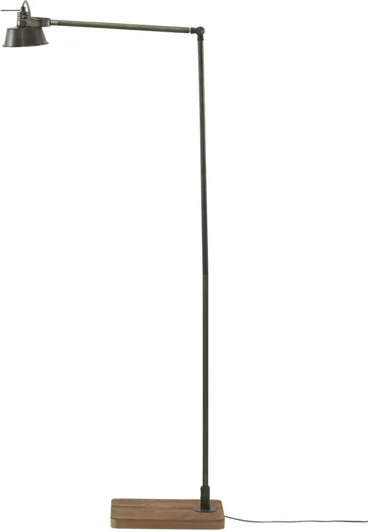 Leseleuchte 1-flammig Metall / Holz schwarz Max ¦ schwarz ¦ Maße (cm): H: 160 Lampen & Leuchten > Stehlampen - Höffne...
