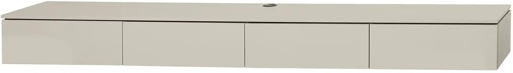 uno TV-Element  Stuttgart ¦ grau ¦ Maße (cm): B: 241 H: 23 T: 40.0 Kommoden & Sideboards > Lowboards - Höffner