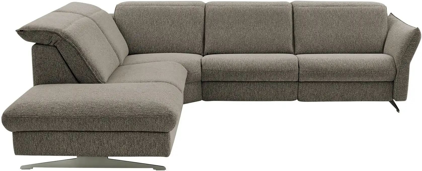 Hukla Ecksofa Mikrofaser Michelle ¦ grau ¦ Maße (cm): B: 292 H: 99 T: 258.0 Polstermöbel > Sofas > Ecksofas - Höffner