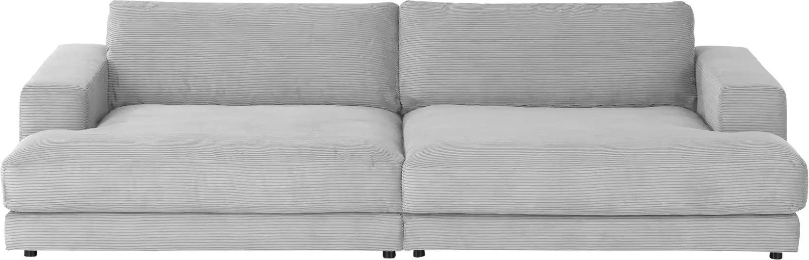 Thumbnail - Jette Home Megasofa Cord Sila ¦ grau ¦ Maße (cm): B: 290 H: 85 T: 170.0 Polstermöbel > Sofas > 3-Sitzer - Höffner