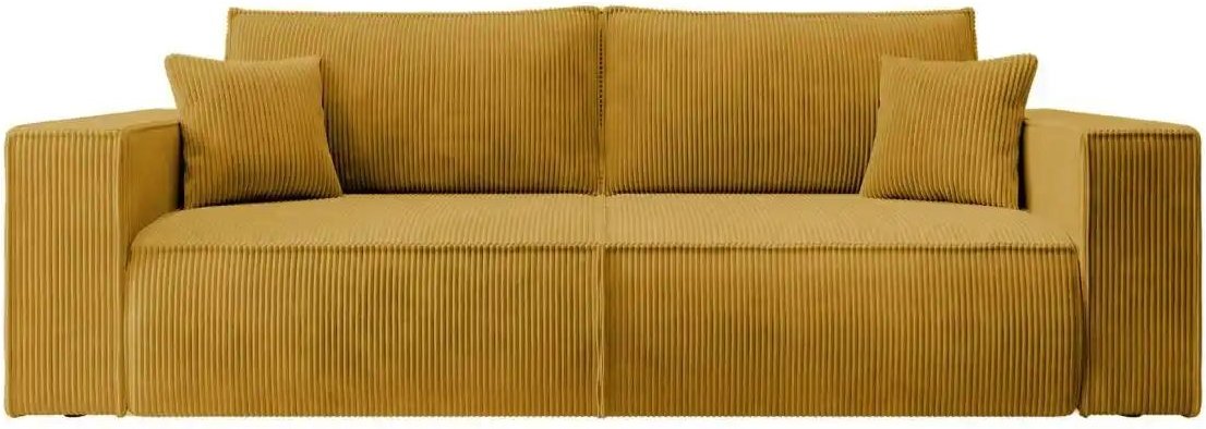 Selsey Einzelsofa mit Schlaffunktion Farese ¦ gelb ¦ Maße (cm): B: 257 H: 85 Polstermöbel > Sofas > 3-Sitzer - Höffner