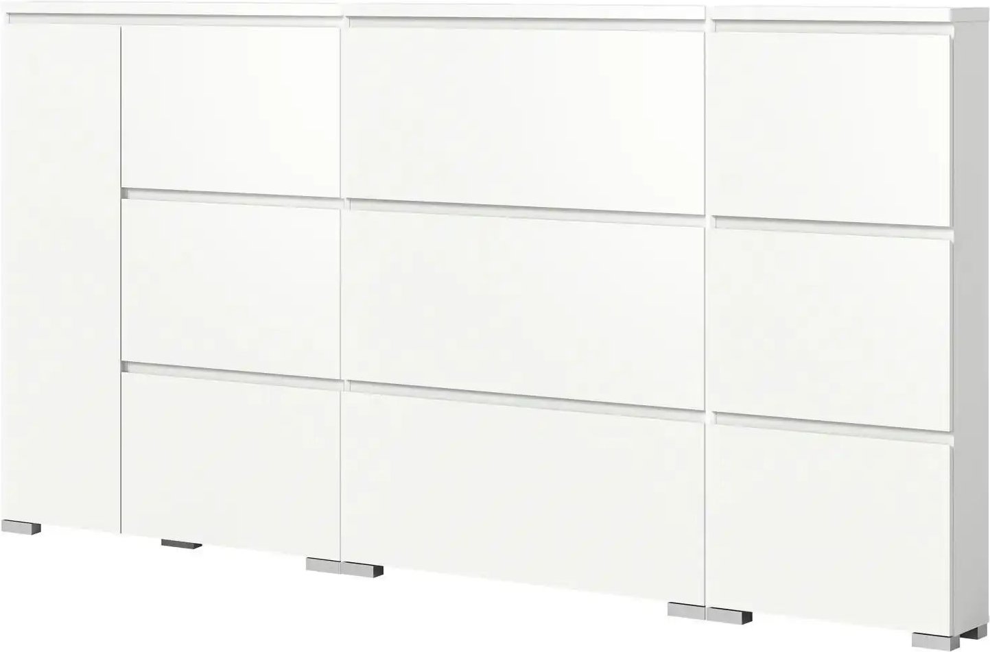 uno Schuhschrank-Set ¦ weiß ¦ Maße (cm): B: 250 H: 133 Garderoben & Kleiderstangen > Garderobensysteme - Höffner