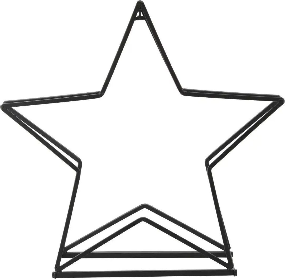 Kaminholzregal Stern ¦ schwarz ¦ Maße (cm): B: 64 H: 62,5 T: 20.0 Weihnachten - Höffner