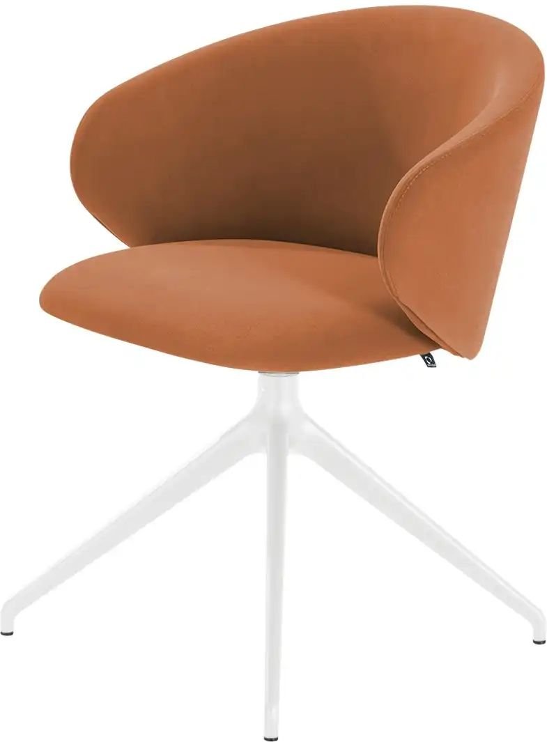 Connubia Polsterstuhl drehbar Tuka ¦ orange ¦ Maße (cm): B: 56,5 H: 78 T: 59.0 Stühle > Esszimmerstühle > Esszimmerstühl...