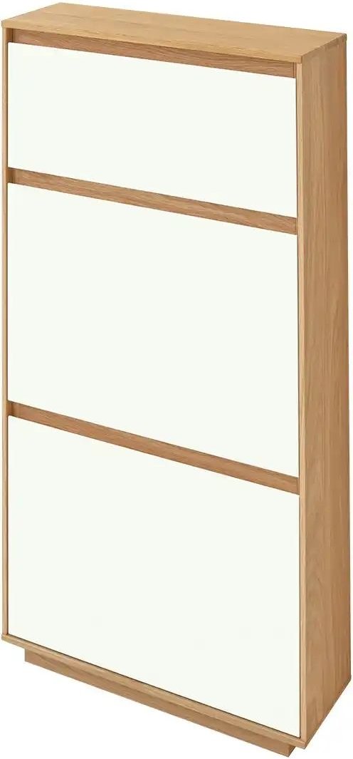 Schuhschrank Tiba ¦ weiß ¦ Maße (cm): B: 62 H: 124 T: 21.0 Garderoben & Kleiderstangen > Garderoben Schuhschränke - Höf...