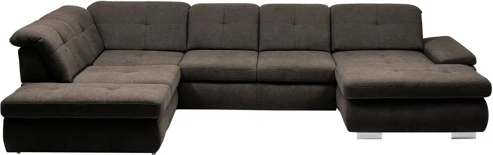 Lounge Collection Wohnlandschaft Flachgewebe Affair ¦ braun ¦ Maße (cm): B: 371 H: 100 T: 260.0 Polstermöbel > Sofas > ...