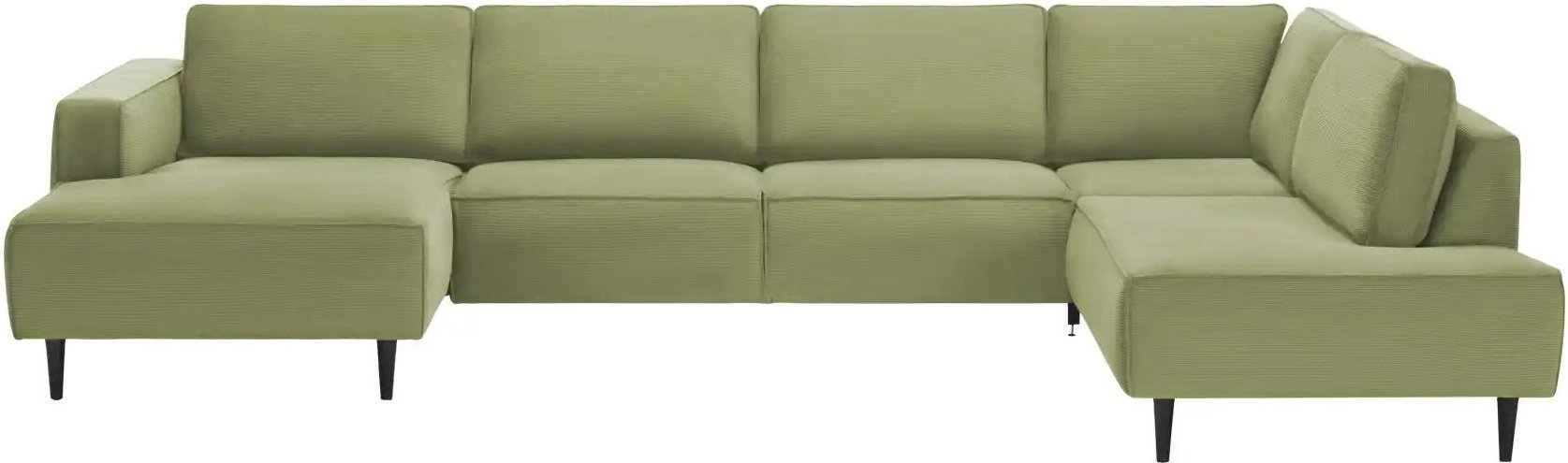 SOHO Wohnlandschaft  Jesska ¦ grün ¦ Maße (cm): B: 335 H: 83 T: 200.0 Polstermöbel > Sofas > Wohnlandschaften - Höffner