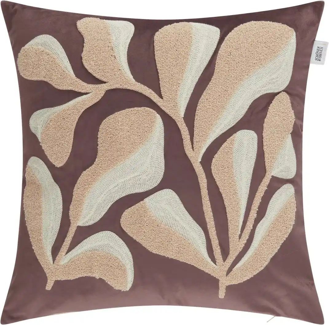 SCHÖNER WOHNEN Kissen  Plant ¦ rot ¦ Maße (cm): B: 45 Dekokissen & Decken > Kissen > Dekokissen - Höffner