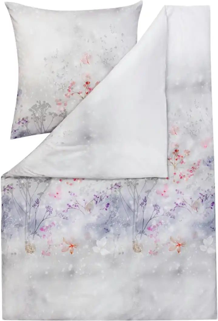 ESTELLA Flanell Bettwäsche Floral ¦ beige ¦ Maße (cm): B: 135 Bettwaren > Bettwäsche > Bettwäsche Winter - Höffner