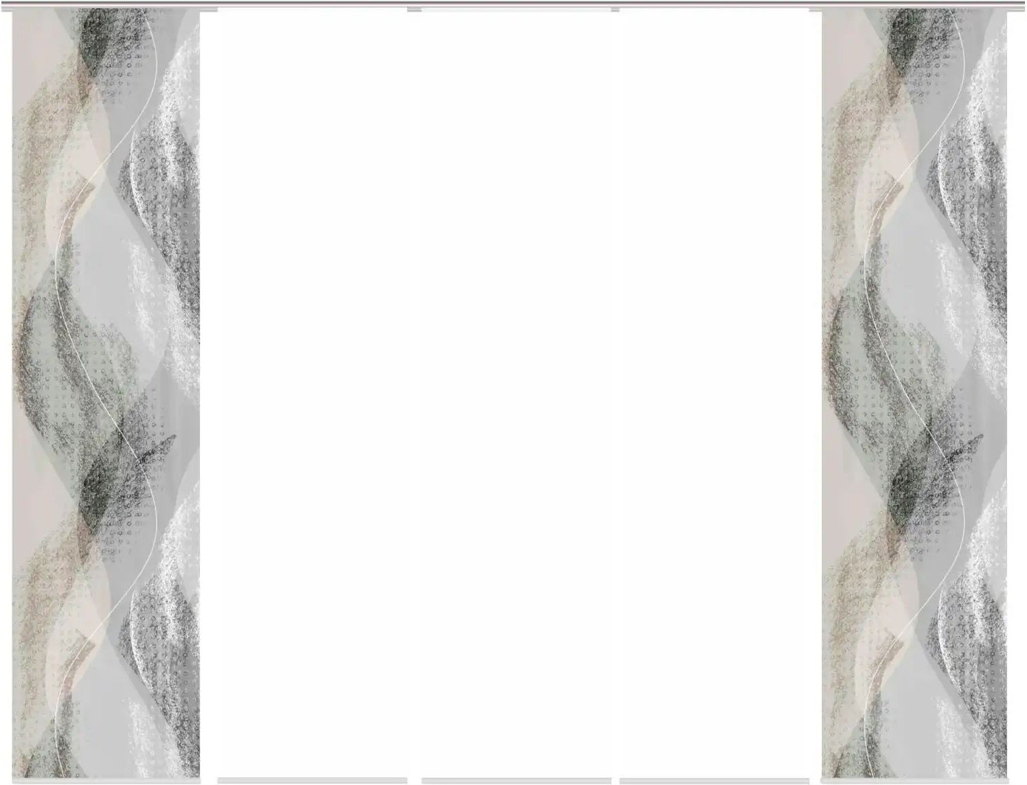 HOME Wohnideen Schiebevorhang ¦ grau ¦ Maße (cm): B: 60 H: 245 Gardinen & Rollos > Gardinen & Vorhänge > Schiebegardin...