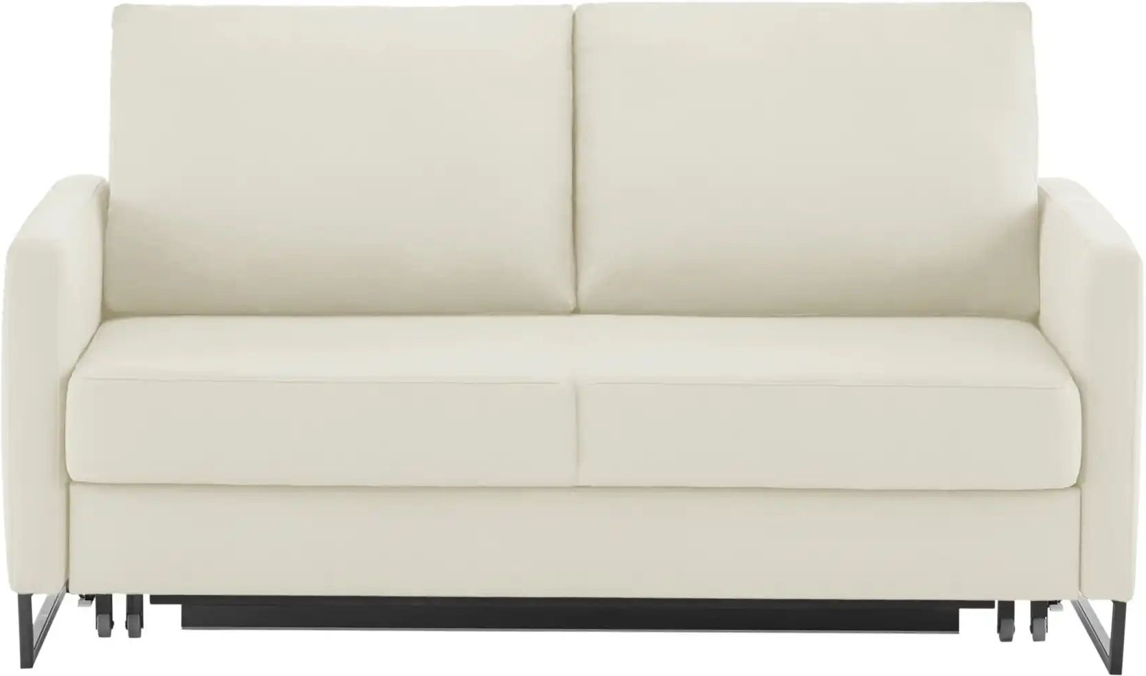 Schlafsofa aus Flachgewebe Fürth ¦ beige ¦ Maße (cm): B: 160 H: 90 T: 95.0 Polstermöbel > Sofas > 2-Sitzer - Höffner