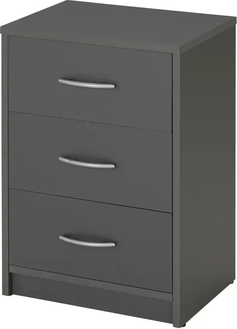 Thumbnail - Nachtkommode Ashford ¦ grau ¦ Maße (cm): B: 38,5 H: 54,2 T: 28.2 Tische > Nachttische - Höffner